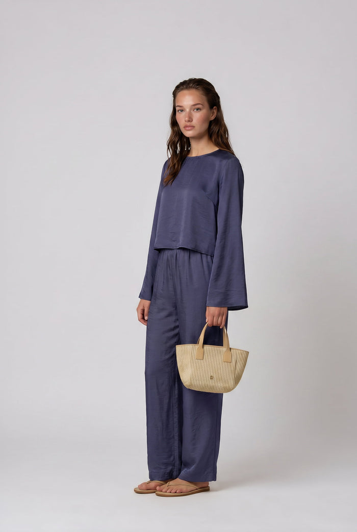 Pants APLA Beta Wrinkle Pants Navy Apoella