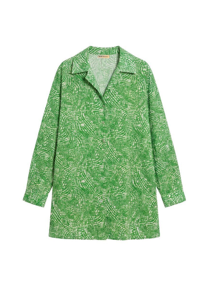 Shirts Blue Cicada Bianca Shirt Pebbles O/S / Pebbles Apoella