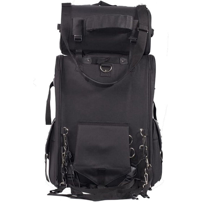 Big PVC MC Sissybar Bag Black: Features:

Dimensions: 15