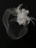 Birdcage 55: Net with Organza and Lace Flowers
