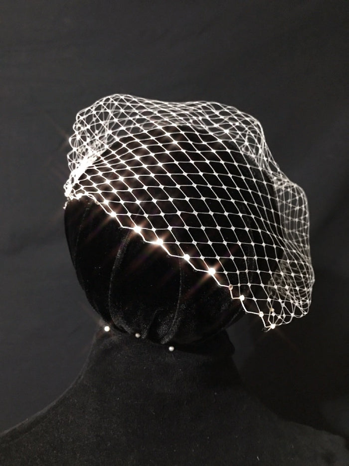 Birdcage 63: Russian net with Swarovski Crystals
