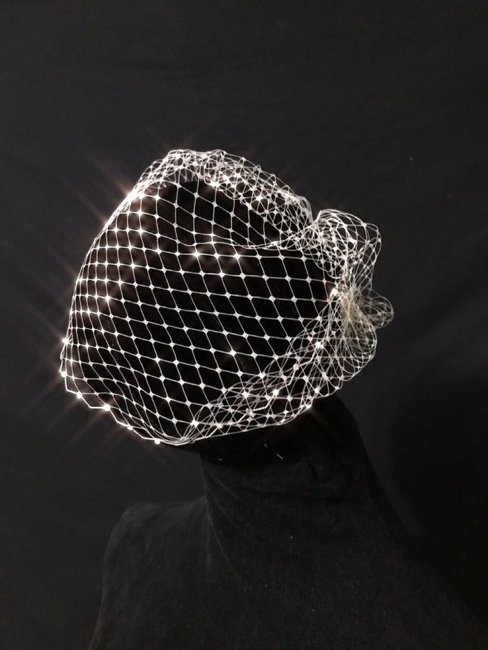 Birdcage 63: Russian net with Swarovski Crystals