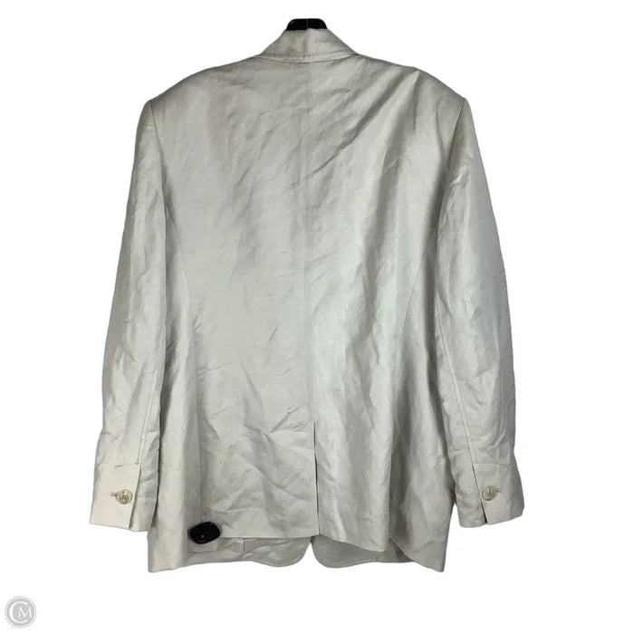 Blazer By Loft In Cream, Size: 16