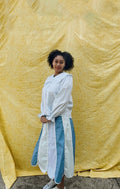 Blue Harmony Midi Skirt