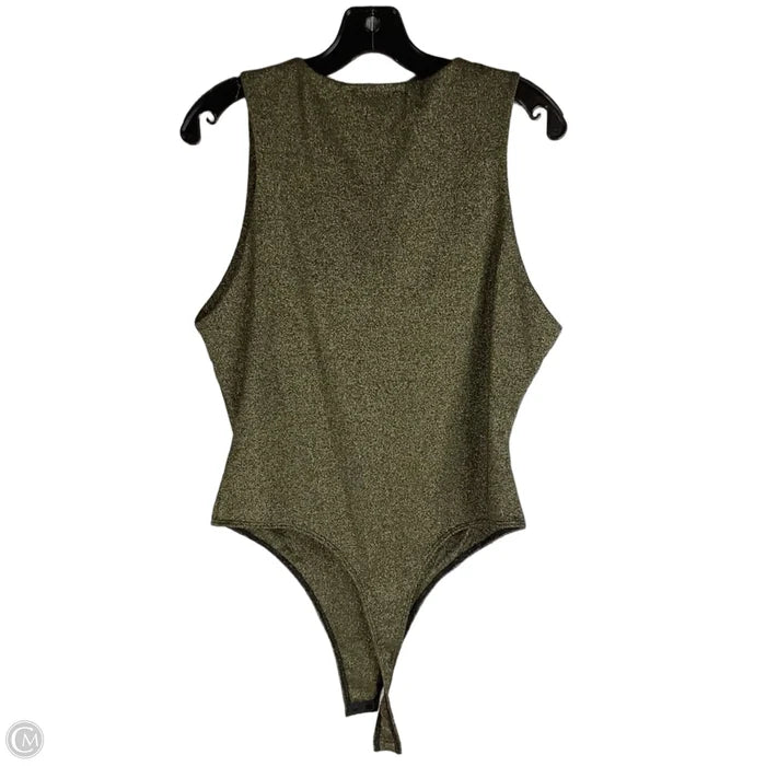Bodysuit By Asos In Gold, Size: Xl (14)