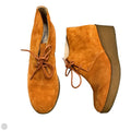 Boots Ankle Heels By Clarks In Orange, Size: 8.5