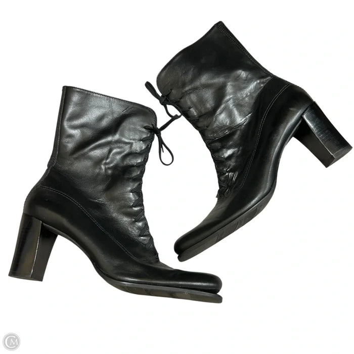 Boots Ankle Heels By Franco Sarto In Black, Size: 9
