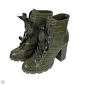 Boots Ankle Heels By Schutz In Green, Size: 8.5