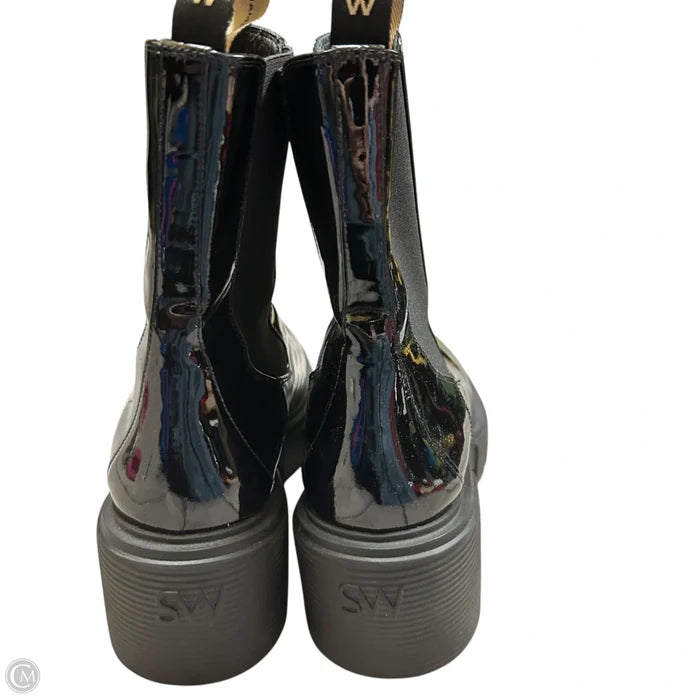 Boots Designer By Stuart Weitzman In Black, Size: 9