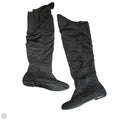 Boots Mid-calf Flats In Black, Size: 9
