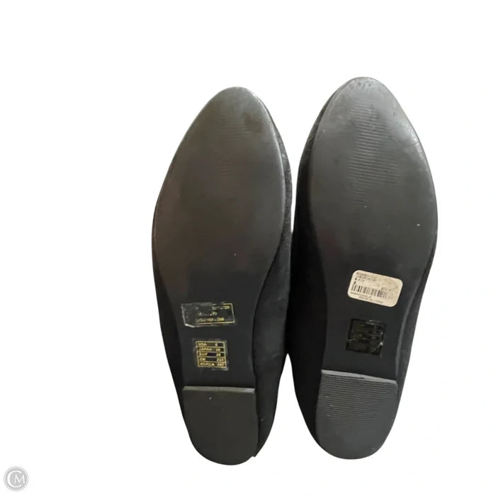 Boots Mid-calf Flats In Black, Size: 9