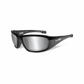 Boss Silver Lens Black Frame: Includes the Following:    Gloss Black Frame    Silver Flash (Smoke Grey) Lens    Removeable Fa