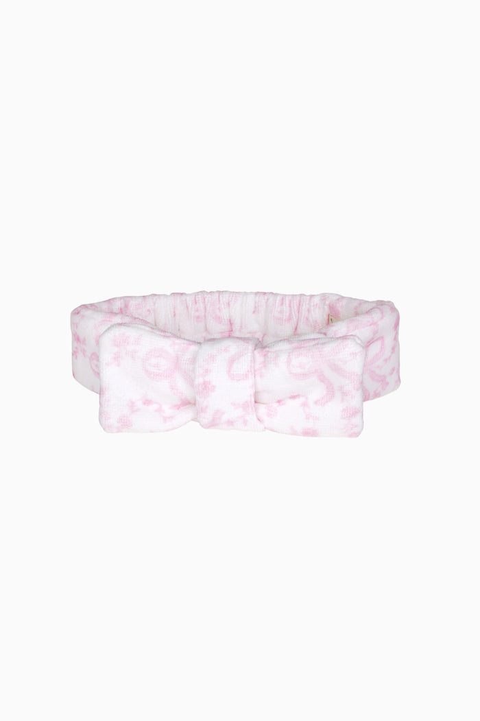 Bow Print Face Wash Beauty Headband