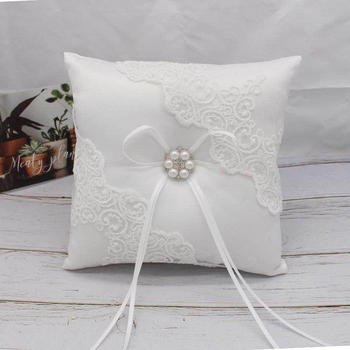 Bow ring support ring pillow 620798847774 - COCOMELODY