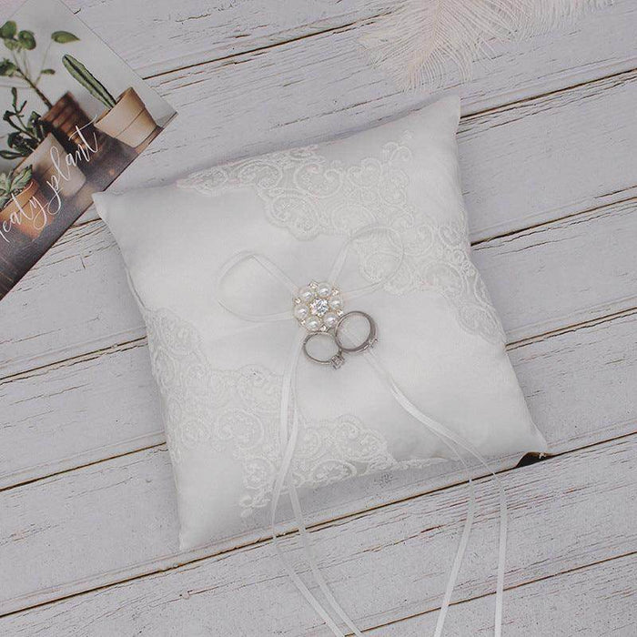Bow ring support ring pillow 620798847774 - COCOMELODY