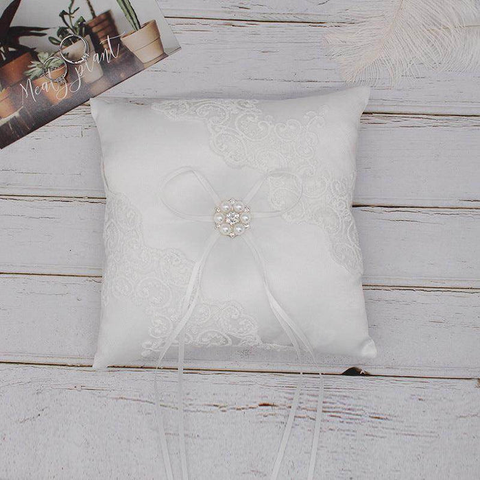 Bow ring support ring pillow 620798847774 - COCOMELODY