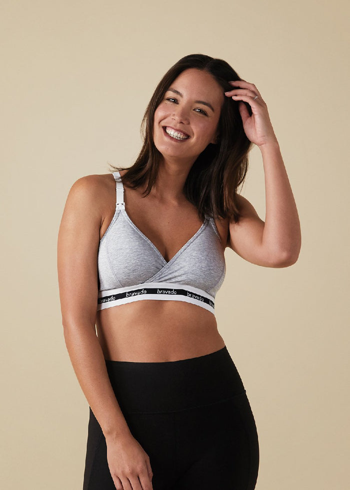 Bravado Original Nursing Bra - Heather Gray - Donna Bruschi, IBCLC