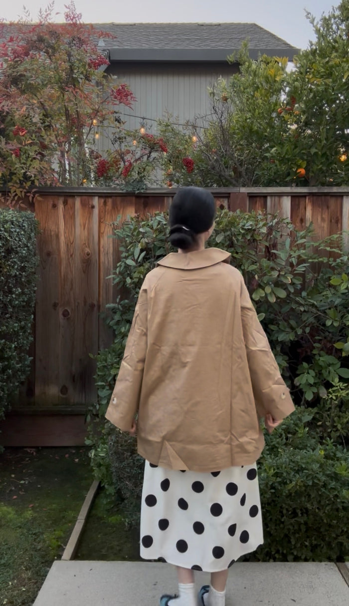 Briar Khaki Bow Coat