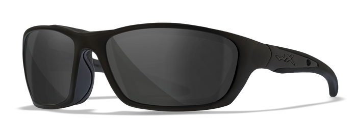 Brick Grey Lens/MB Frame: Description
Our Wiley X BRICK sunglasses feature an almost all rubber temple adding a ton of flexib