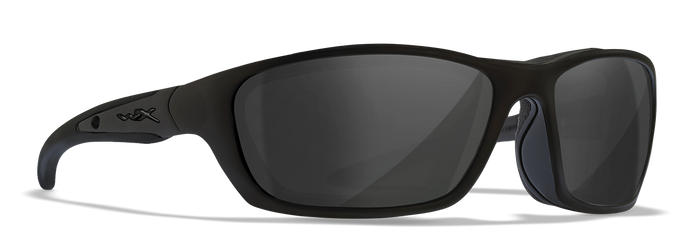Brick Grey Lens/MB Frame: Description
Our Wiley X BRICK sunglasses feature an almost all rubber temple adding a ton of flexib