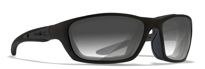 Brick Grey Lens/MB Frame: Description
Our Wiley X BRICK sunglasses feature an almost all rubber temple adding a ton of flexib