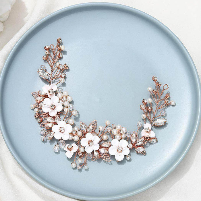 Bridal headband Modern fashion handwoven Headpieces 778660953289 - COCOMELODY