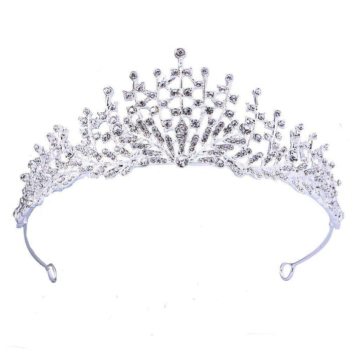 Bridal tiara Bridal Tiara Alloy bridal Tiara Headband Atmospheric Tiara 652188191347 - COCOMELODY