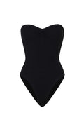 One-Piece Hunza G Brooke Bandeau One Piece Black O/S / Black Apoella