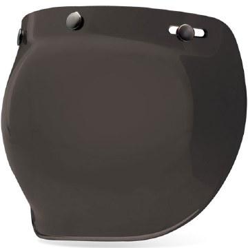 Bubble Shield Dark Smoke: *NutraFog anti-fog, anti-scratch and UV-protected shield*Stable three-snap design*Fits the Bell Cus