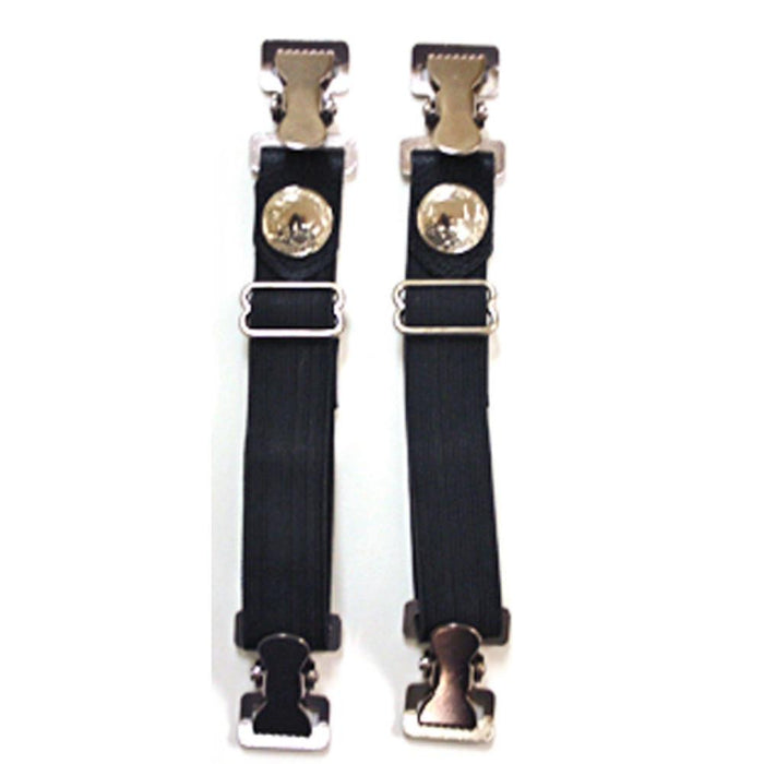 Buffalo Nickel Pant Boot Clips Black: Description
Don't let your pants ruin this ride for you and grab a pair of our Pants Bo