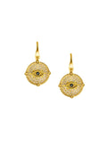 Earrings ASTRA Byzantine Evil Eye Earrings White Black O/S Apoella