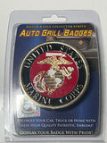 Car Grill Badge USMC: Description:
Car Grill Badge USMCFor Sale Is A Us Marine Corps Automobile Grill  Badge Complete With Th