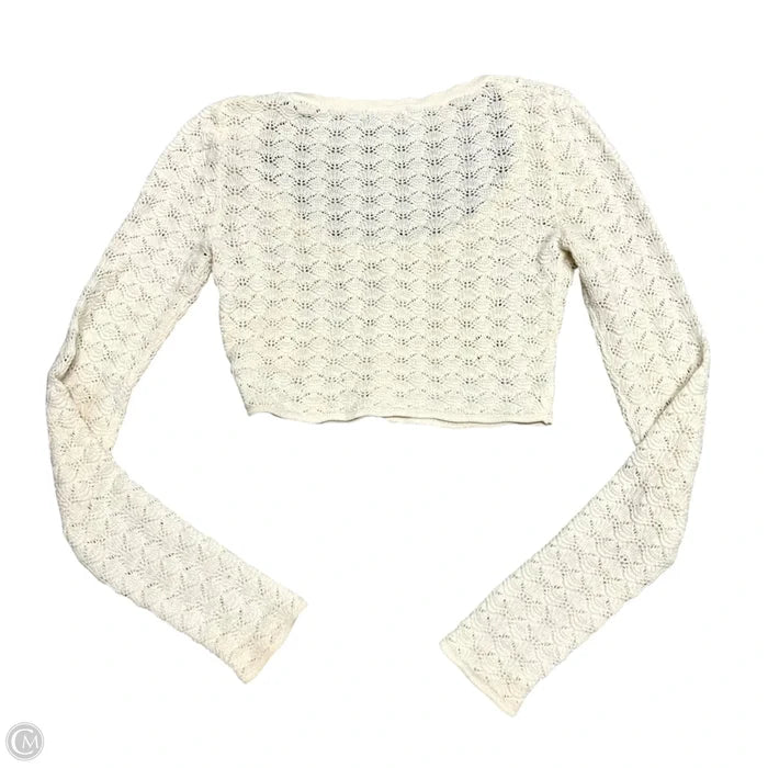Cardigan By Florence By Mills In Cream, Size: Xs