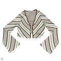 Cardigan By Zara In Brown & Green, Size: S