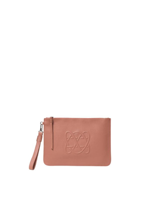 Pochette Callista Crafts CC Pochette Grained Leather Peach O/S Apoella