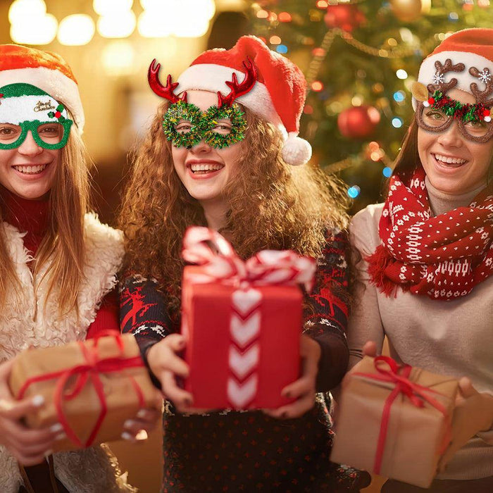 Christmas party Cartoon frame glasses for adults and children 821408242092 - COCOMELODY