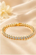 Classic Crystal Tennis Bracelet Plated Dainty Everyday Jewelry 904471935280