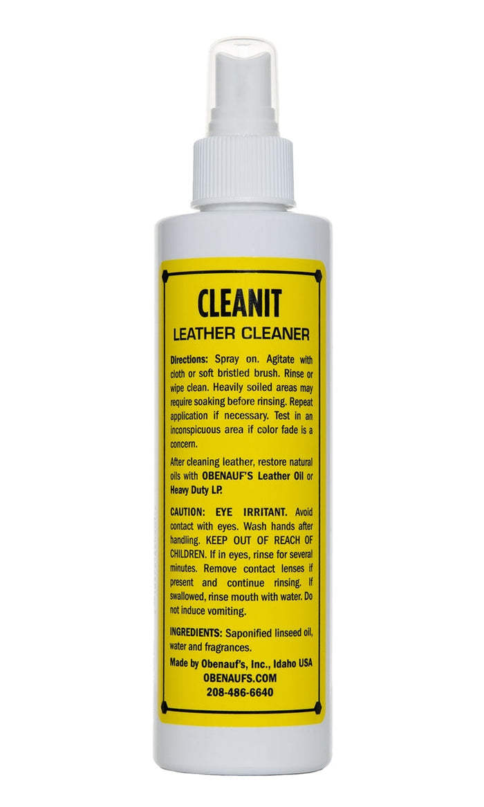 Cleanit 16 Oz.: Description
Obenauf's Cleanit natural leather cleaner (Dimensions LxWxH: 3