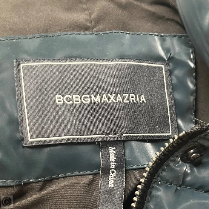 Coat Puffer & Quilted By Bcbgmaxazria In Green, Size: S