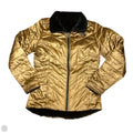 Coat Puffer & Quilted By The North Face In Black & Gold, Size: M