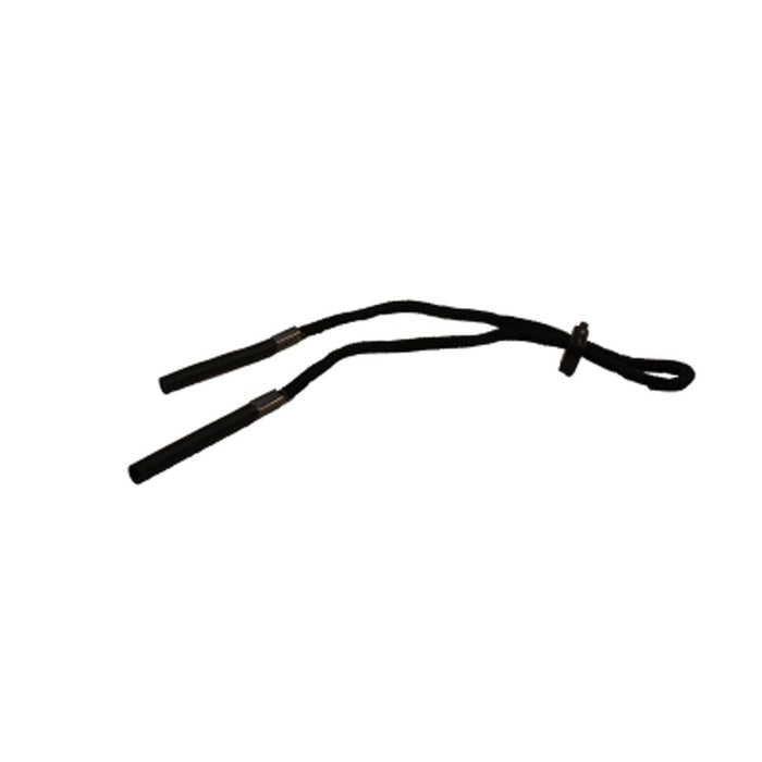 Cord 3 Black on Display Card: Features:Man-Made Black Material with Rubber Tube Ends