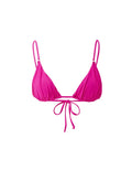 Swimwear Melissa Odabash Corvo Ruched Triangle Bikini Top Raspberry Apoella
