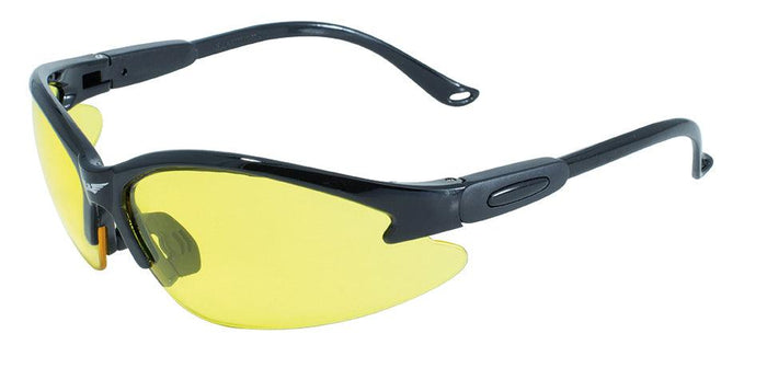 Cougar Glasses Yellow Tint: Features:
Shatterproof Polycarbonate Lenses
UV400 Filter for Maximum UV Protection
Scratch Resist
