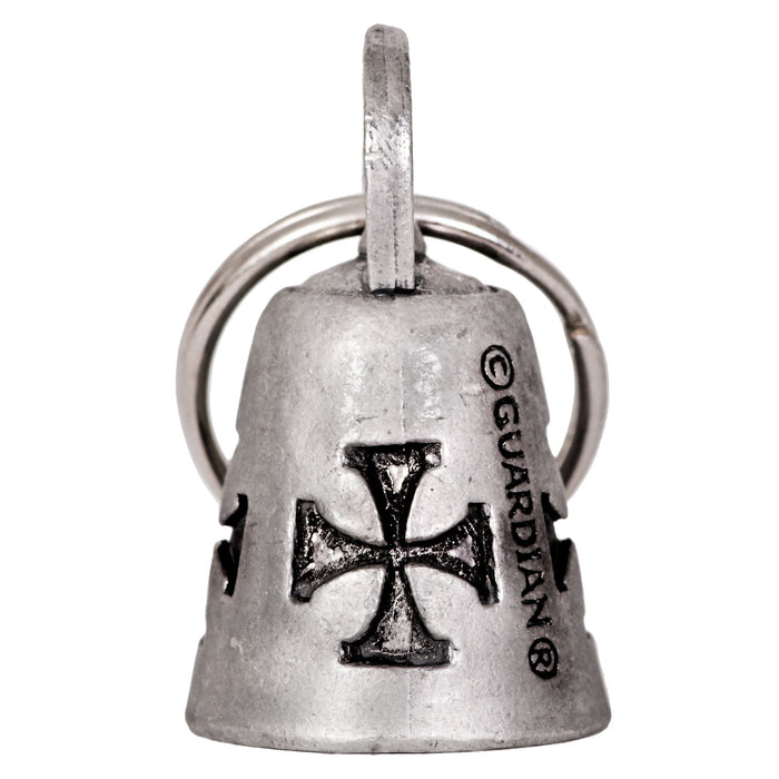 Cross Legend Bell: Description
Iron Cross Guardian Bell -Protects bikers from evil road spirits and demons! A completely lead