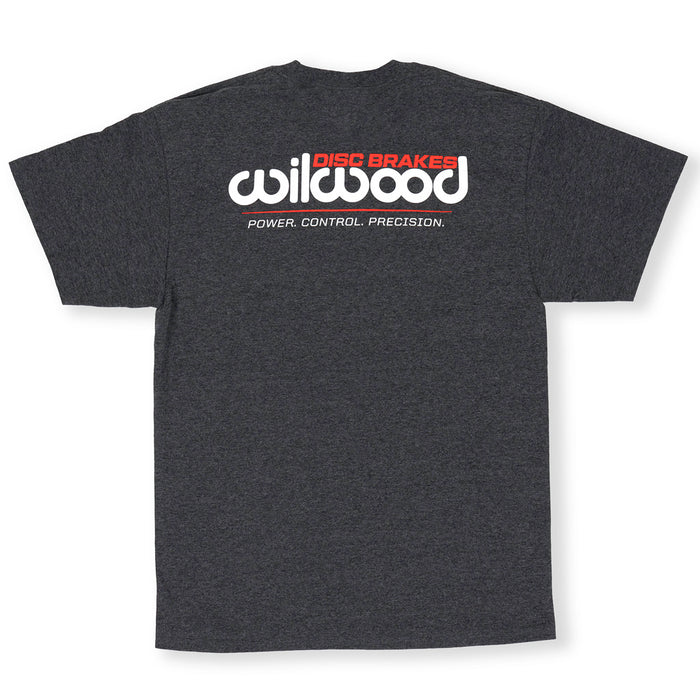 Dark Grey Short‑Sleeve T‑Shirt — Wilwood, the Legacy of Performance