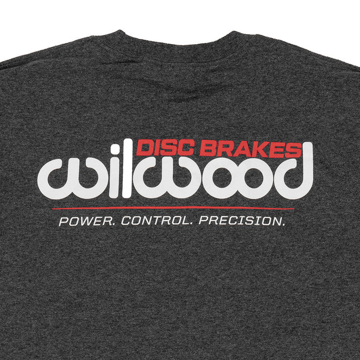 Dark Grey Short‑Sleeve T‑Shirt — Wilwood, the Legacy of Performance