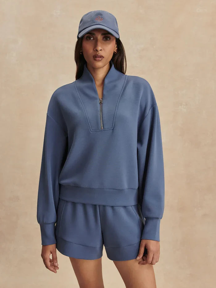 Sweater Varley Davidson Sweater Bijou Blue Apoella