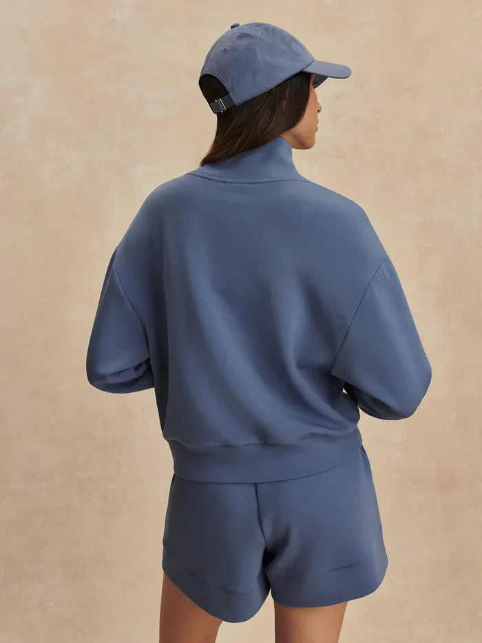 Sweater Varley Davidson Sweater Bijou Blue Apoella