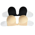 Deep U-shaped invisible bra One piece strapless super tucked-in wing traceless 691292759521 - COCOMELODY