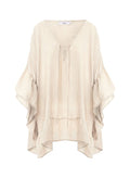 Tunic APLA Delta Crinkled Tunic Off White O/S / Off White Apoella
